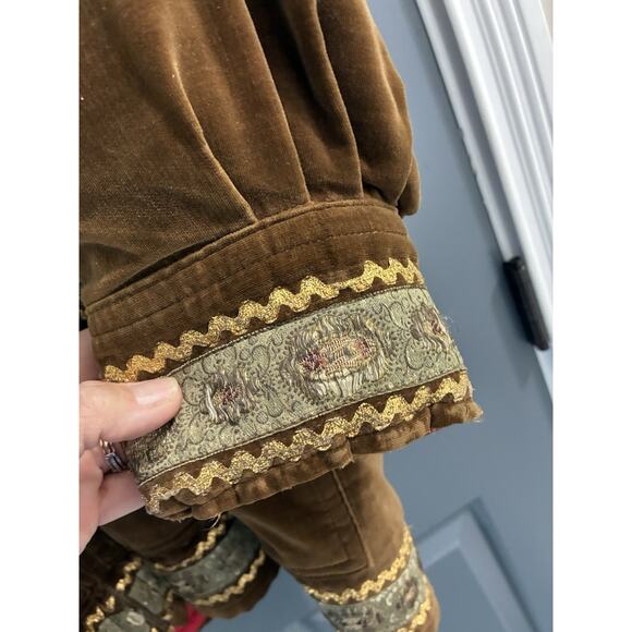 RARE!! Laura Wright Alaskan Parky Winter Coat Brown Velvet Wolf Trim Size M**** - Picture 5 of 16